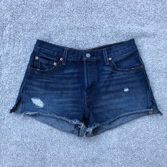 LEVI’S 501 JEANS DENIM SHORTS SIZE 29 - Picture 1 of 11